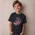 thumbnail image 4 of CONROSES Independence Day Toddler Boys Short Sleeve T Shirts Patriotic Usa Flag Graphic July 4Th T-Shirts Tee Tops, Sizes 2-3 Years, 4 of 6