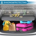 thumbnail image 3 of Retractable Cargo Cover for Dodge Durango 3rd 2025 Not Fits 2025 R/T Rear Trunk Luggage Security Shield Shade Privacy Screen Cover Parcel Shelf Waterproof Black, 3 of 7