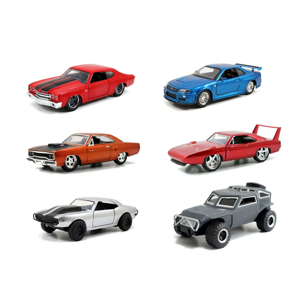 Jada Fast & Furious Diecast Wave 14 item 24037W14 - Set of Six 1/32 Scale Diecast Cars - Walmart