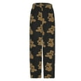 thumbnail image 7 of Women's Cute Bear Plush Pajamas Pants Soft Fluffy Fleece Warm Pjs Sleepwear Winter Comfy Fuzzy Pants, 7 of 7