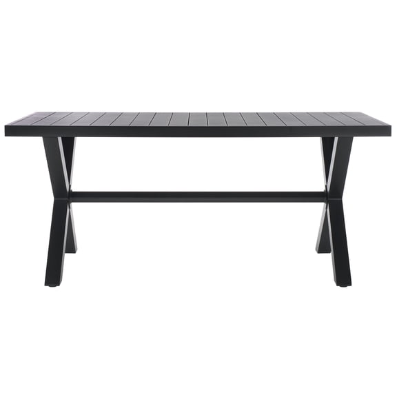 Safavieh Core Modern Aluminum Outdoor Dining Table, Black