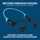 thumbnail image 2 of H2O Audio TRI 2 Multi-Sport Waterproof Bone Conduction Open Ear Headphones – Bluetooth-V5.3 for Running/Cycling, MP3 for Swimming - Black & Blue, 2 of 5