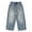 z260717-i-Light Blue, variant on XEGLSBU Boys Wide Leg Denim Pants Fashionable Loose Fit Casual Trousers for Kids Comfortable Stretch Jeans with Adjustable Waistband Blue Size 8-9 Years