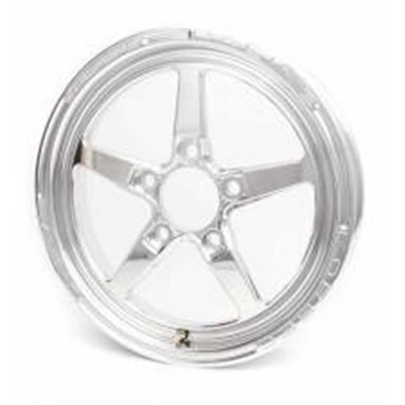 15 x 10 in. 5.0 in. Backspace 5 x 4.75 in. Bolt Pattern Aluminum Alumastar 2.0 Wheel, Polished