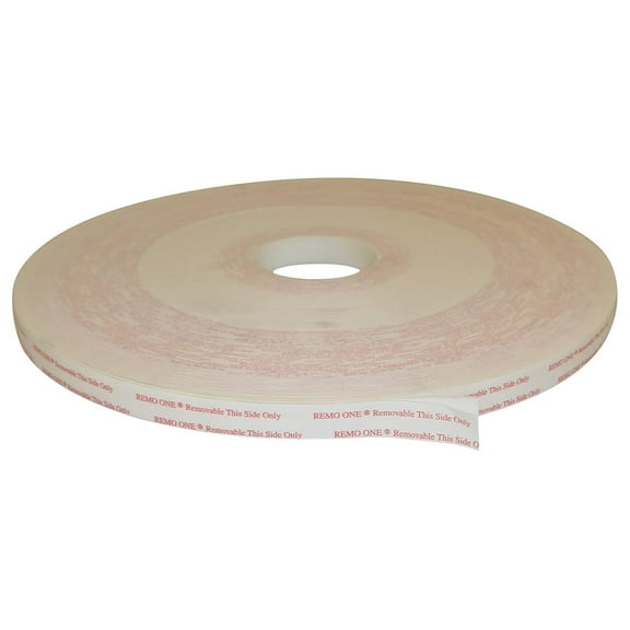 Remo One Double-Sided Foam Tape [Removable/Permanent]: 1 in. x 72 yds. x 1/16 in. thick (White)