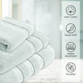thumbnail image 3 of Vivendi Home Infinity Zero Twist 8 Piece 100pct Cotton Towel Set, 3 of 6