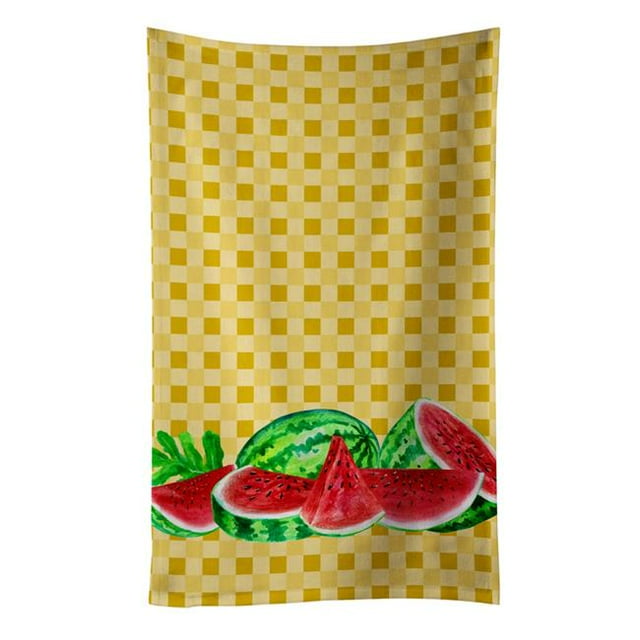 Carolines Treasures BB7183KTWL Watermelon on Basketweave Kitchen Towel