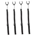 thumbnail image 4 of CIMAXIC 4 Pcs Lanière de Bâton de Marche en Plastique Noir Portable pour Bâton de Randonnée, 4 of 7