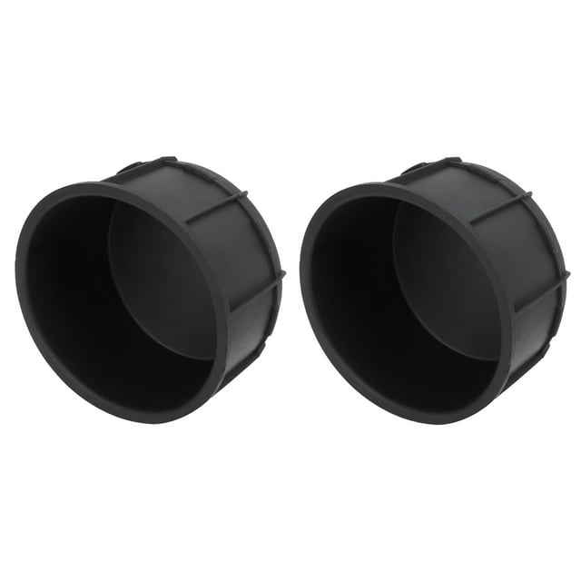2 unids/set portavasos para consola central forro de inserción protección UV de goma negra accesorios interiores automotrices