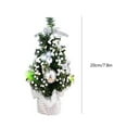 thumbnail image 2 of Christmas Ornament 20CM Mini Desktop Christmas Tree  Table Decoration Party Decor Gift C, 2 of 9