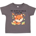 thumbnail image 3 of Inktastic My Aunt and Uncle Love Me Little Fox Boys or Girls Toddler T-Shirt, 3 of 5