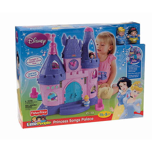 Fisher Price Little People Castle Palace Queen Throne Blue New 