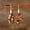 Gold/Amber, variant on 18K Gold Plated Natural Healing Stone Teardrop Drop Earrings for Women