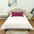 thumbnail image 4 of Ryvnso Satin Pillowcase Pink and Black Stripe Pattern Pillow Cases Standard Size 40x20in, 4 of 6