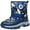 Dark Blue, variant on Boys Girls Toddler Snow Boots Waterproof Slip Resistant Outdoor Winter Shoes(Toddler/Little Kids/Big Kids) Pink for Size 5.5