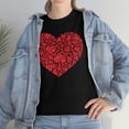 thumbnail image 3 of Familyloveshop LLC Women's Red Heart Love Shirt, Valentine's Day Graphic T-Shirt, Glitter Heart Sweatshirt, Valentine's Day Mommy, Sparkling Heart Shirt, 3 of 9