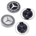 thumbnail image 3 of Mercedes-Benz Hood Emblem - Flat Standard Wheat Ear Logo for Hood Replacement, 3 of 4