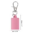thumbnail image 2 of Unique Bargains 1 Pc Solid Color Lip Gloss Keychain Cap Pink Silicone, 2 of 5