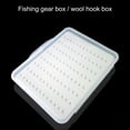 thumbnail image 3 of Trayknick Fishing Tackle Box Lightweight Large Capacity ABS Triangle Foam Translucent Bait Organizer for Sea Ocean, 3 of 13