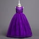 thumbnail image 3 of Vestido de niña, vestido de princesa, vestido de novia largo para niñas medianas y grandes, vestido de tutú de encaje, chaleco, vestido infantil, 3 of 5