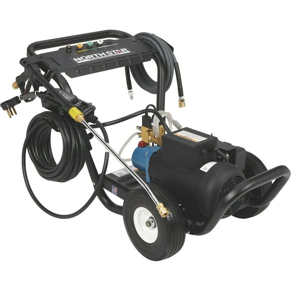 NorthStar Electric Cold Water Total Start/Stop Pressure Washer, 3000 PSI, 2.5 GPM, 230 Volts