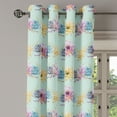 thumbnail image 3 of Ambesonne Grommet Curtain, , 50"x96", Mint Green Multicolor, 3 of 5
