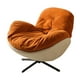thumbnail image 2 of Silla de sofá individual,sillón individual sillón giratorio,Sala de estar minimalista y moderna con una sola silla.,Sofá perezoso individual,silla bolsa de asiento naranja, 2 of 9