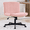 Pink, variant on TMV Criss Cross Chair: Modern Armless Office Chair, Desk Chair, Vanity Chair, Computer Chair for Home and Office,Pink