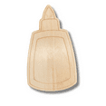 thumbnail image 2 of Unfinished Wood Etched Crafty Glue Shape 4" / 1/8", 2 of 2