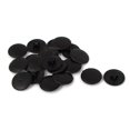 thumbnail image 2 of Uxcell Furniture Fittings Phillips Screw Nut Head Cover Cap Black 17mm Dia 20pcs, 2 of 2