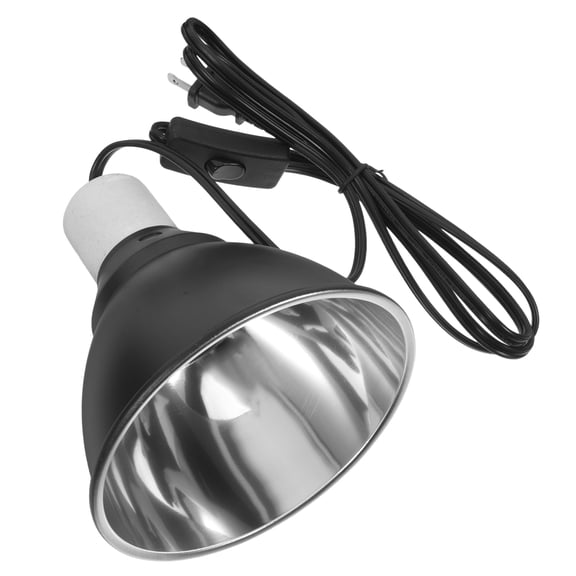 BESTYASH Dome Light Lizard Light Fixture Black Durability Reptile Husbandry 1Set