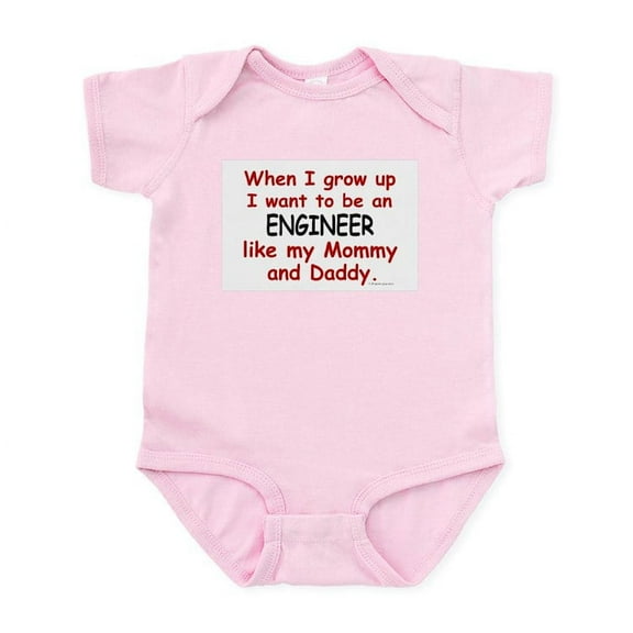 CafePress - Engineer (Like Mommy & Daddy) Infant Bodysuit - Baby Light Bodysuit, Size Newborn - 24 Months