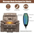 BTMWAY Extra Wide Lift Chair, Electric Recliner with Heat, Massage