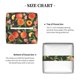 thumbnail image 5 of Fotbe Fruits Peach Porta Pañuelos Decorativo de Cuero, Caja Cuadrada Moderna para Pañuelos Faciales, Organizador y Dispensador 5x5x5'', 5 of 7