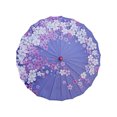 thumbnail image 2 of Bewildely Paraguas de tela de seda Estilo chino tradicional Papel de aceite Parasol de baile femenino Traje de actuación Accesorios de fotografía Mujeres Paraguas de lluvia Tipo 7 Bewildely HA073075-13, 2 of 6