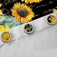 thumbnail image 4 of Homewish Teenagers Rustic Sunflowers Blackout Curtains Set of 2 (52x84 Each),Chic Floral Flowers Window Curtains,Vintage Farmhouse Cabin Blossoms Curtains and Drapes,Luxury Bedroom Decor, 4 of 6