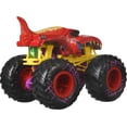 thumbnail image 5 of Hot Wheels Monster Trucks Roarin’ Rumble 2-Packs Of 1:64 Scale Toy Trucks, 5 of 7
