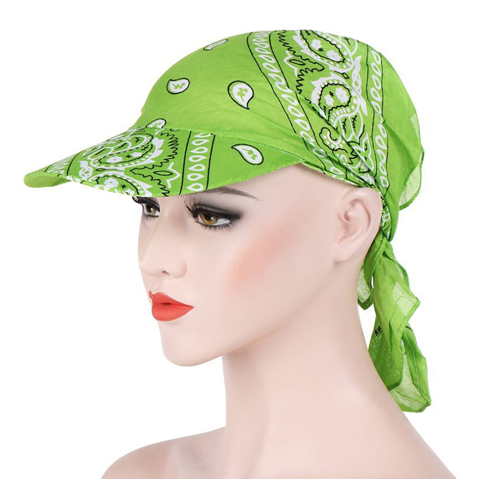 Gsakboxl Headbands For Women Paisley Print Cotton Sun Visor Head