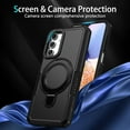 thumbnail image 3 of for Samsung Galaxy A35 5G Case, Armour Silicone TPU Bumper Cover Samsung Galaxy A 35 with Rotable Ring Stand, Military Shockproof Protective Cell Phone Case for Samsung Galaxy A35 5 G Black, 3 of 14