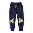 thumbnail image 4 of Boys Sweatpants Joggers Ages 1-8 Years Kids Casual Pants with Pockets Elastic Waist Cartoon Print Trousers, 4 of 7
