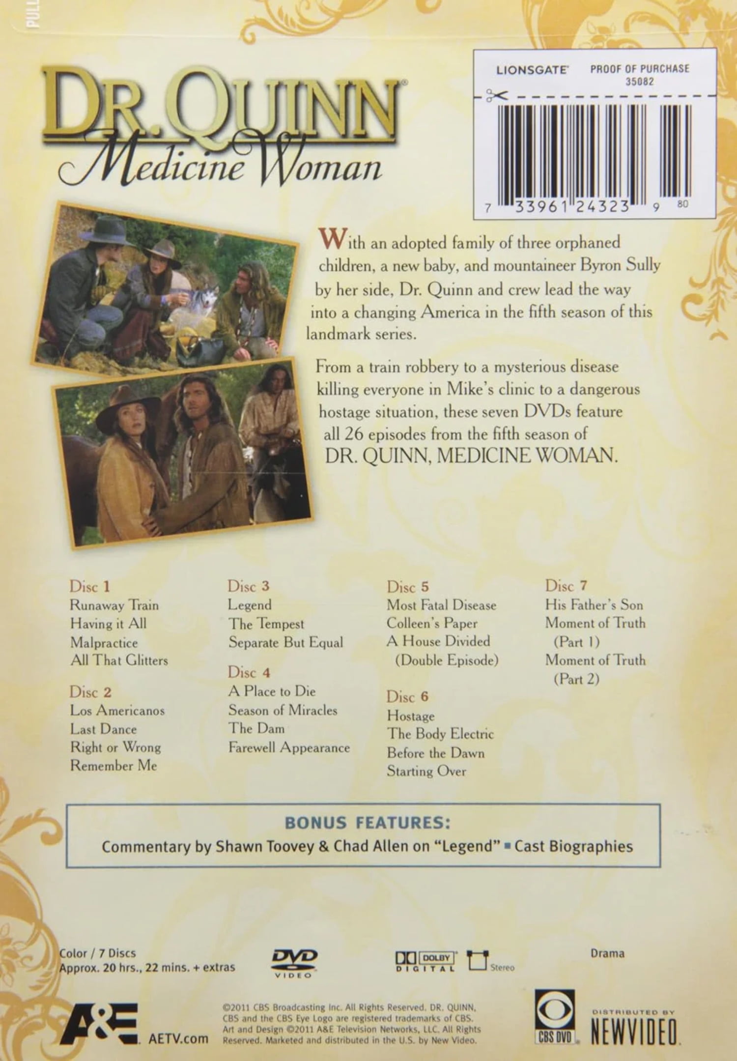 Dr.Quinn Medicine Woman （DVDセット） Amazon.com: Dr. Quinn, Medicine Woman: The Complete Series