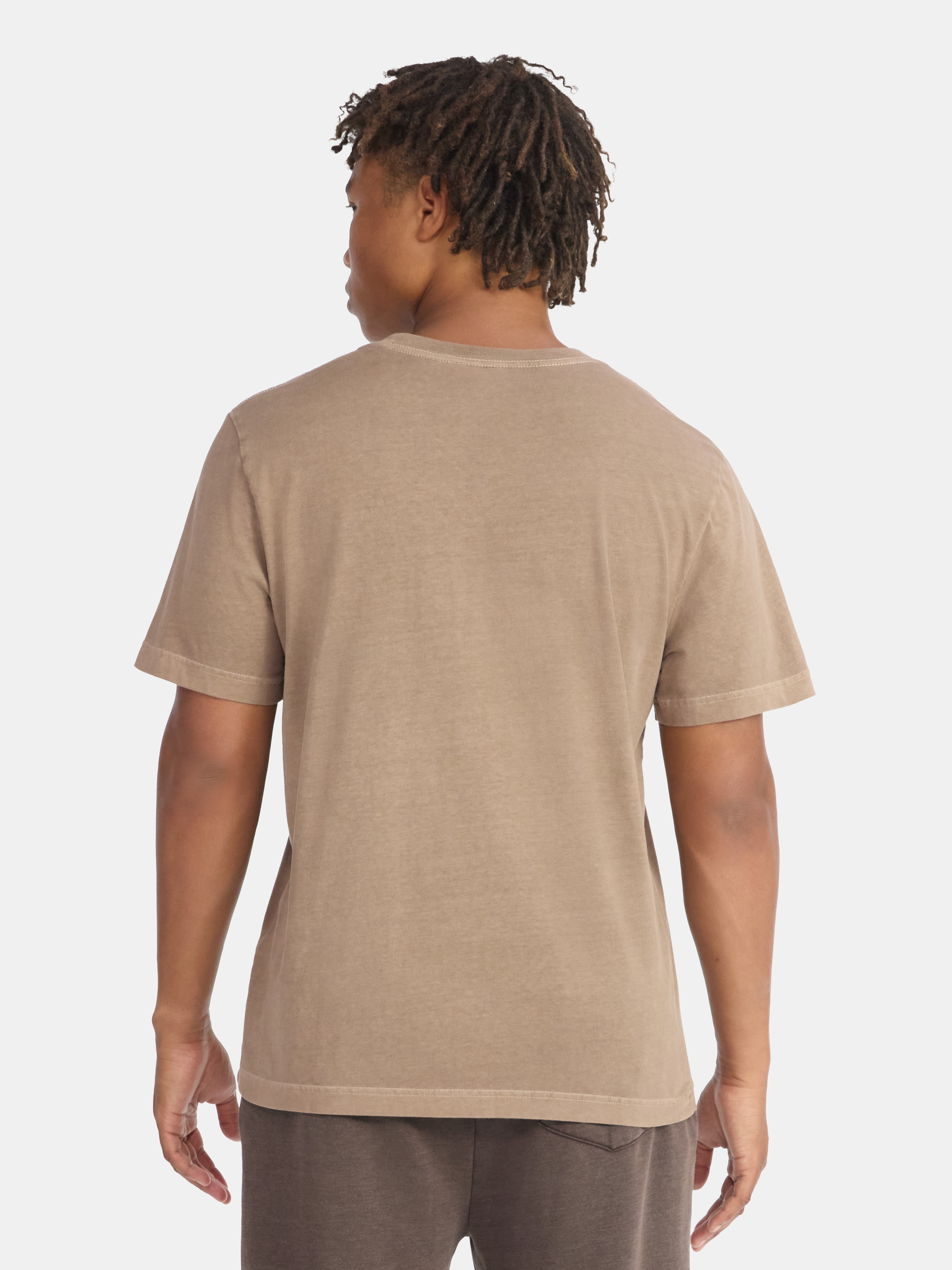 No Boundaries Standard Fit Cotton Tee with Short Sleeves, Men's and Big Men's XS-5XL