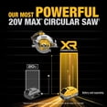 thumbnail image 3 of Sierra circular DEWALT DCS590B 20V MAX* XR sin escobillas 7-1/4 pulgadas, 3 of 9