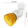 thumbnail image 5 of Benjara BM220625 10W Integrated LED Track Fixture with Polycarbonate Head, Yellow & White, 5 of 5