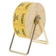 thumbnail image 1 of Estbridge Yellow Raffle Ticket Dispenser Holder for Party with Iron and Paper Material 1 Roll, 1 of 8