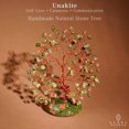 thumbnail image 2 of Escultura KARMAPLEDGE Unakite - Árbol de cristal (16 cm), 2 of 8