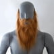 thumbnail image 4 of Disfraz divertido de barba postiza larga para disfrazarse de bigote, suministros para fiestas de Halloween y cosplay. Marrón, 4 of 9