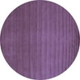 thumbnail image 1 of Ahgly Company Indoor Round Abstract Blue Contemporary Area Rugs, 7' Round, 1 of 4