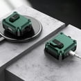 thumbnail image 3 of JiaheCover for Apple AirPods 4th Generation Case with Secure Lock Clip, Hard Shell AirPod 4th Case Cover with Keychain for Men Women AirPod 4th Protective Wireless Charging Case,Green, 3 of 6