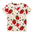 thumbnail image 7 of Girls Shirts Size 10-12 Girl Tshirt Short Sleeve Top Kids Floral Print Shirt Girls Blouses Size 12-14 reorder items, 7 of 7